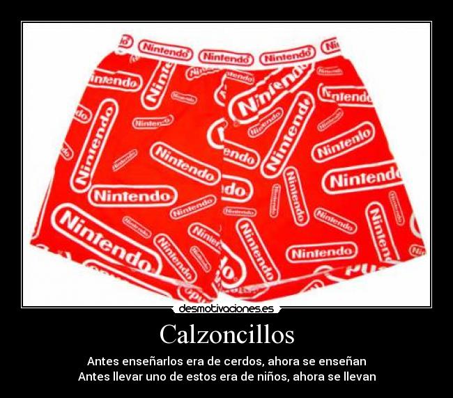 Calzoncillos - Antes enseñarlos era de cerdos, ahora se enseñan
Antes llevar uno de estos era de niños, ahora se llevan