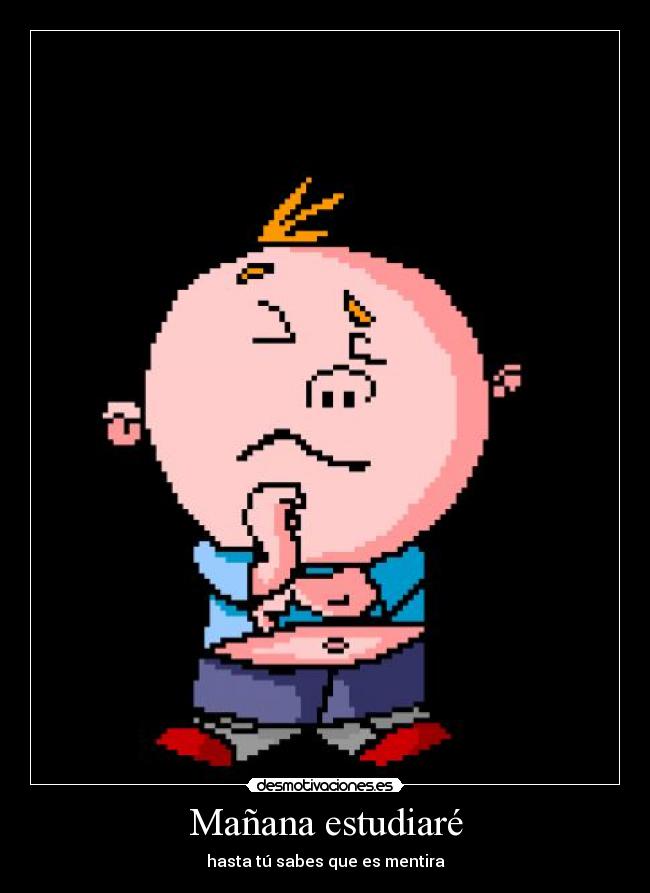 Mañana estudiaré - 