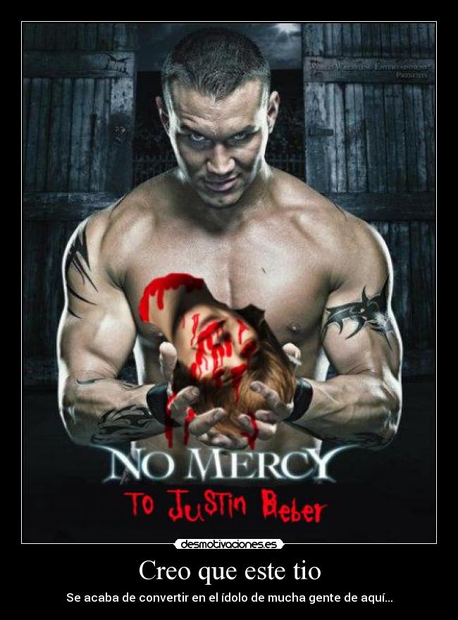 Creo que este tio - Se acaba de convertir en el ídolo de mucha gente de aquí...