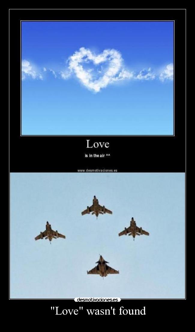 Love wasnt found - 