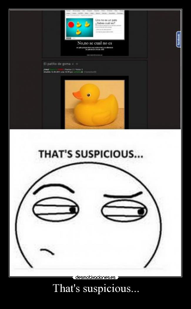 Thats suspicious... -