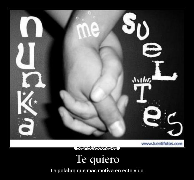 Te quiero -