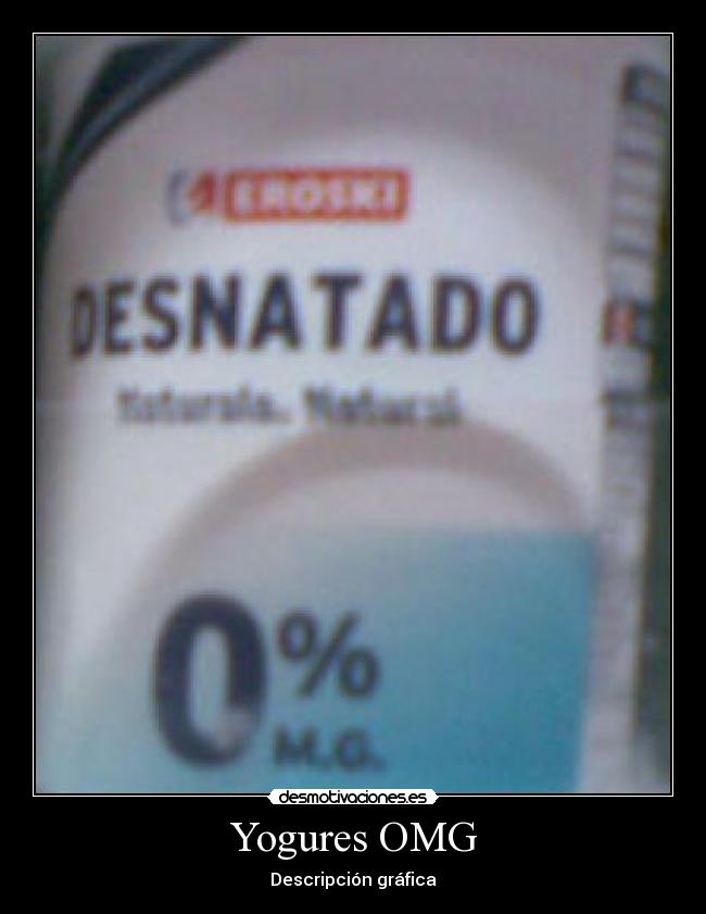 Yogures OMG -