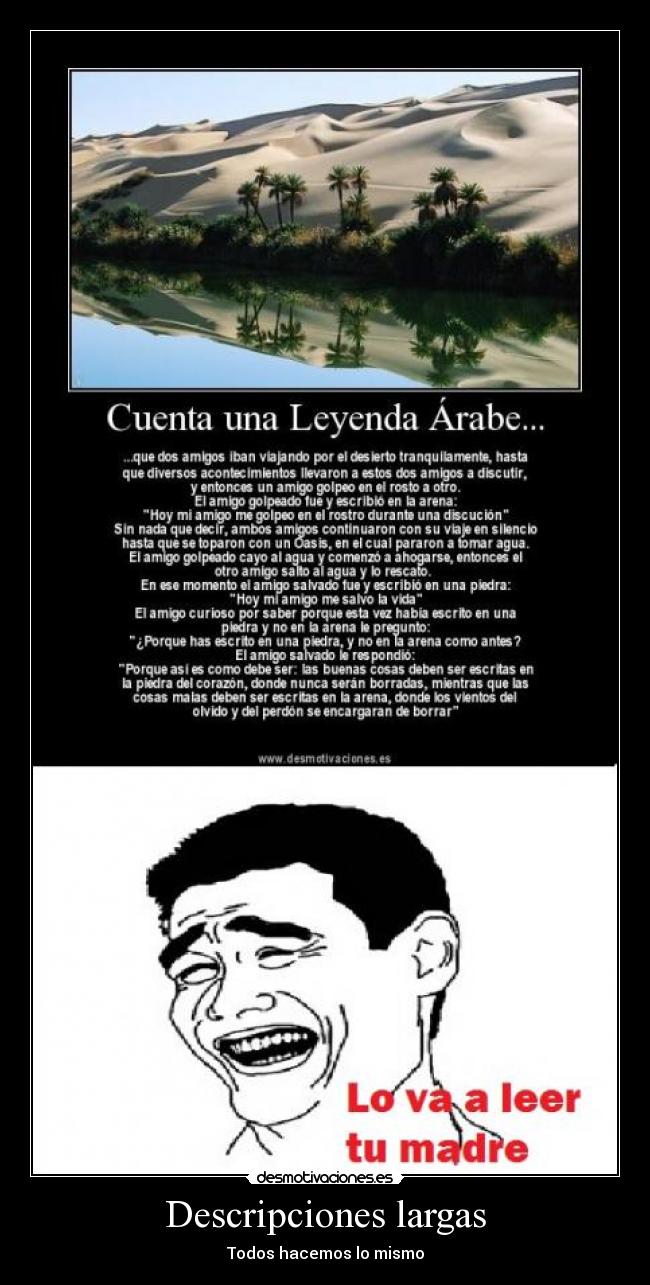 Descripciones largas - 