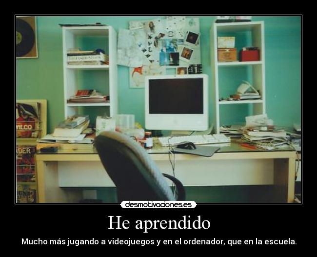 carteles aprendido desmotivaciones