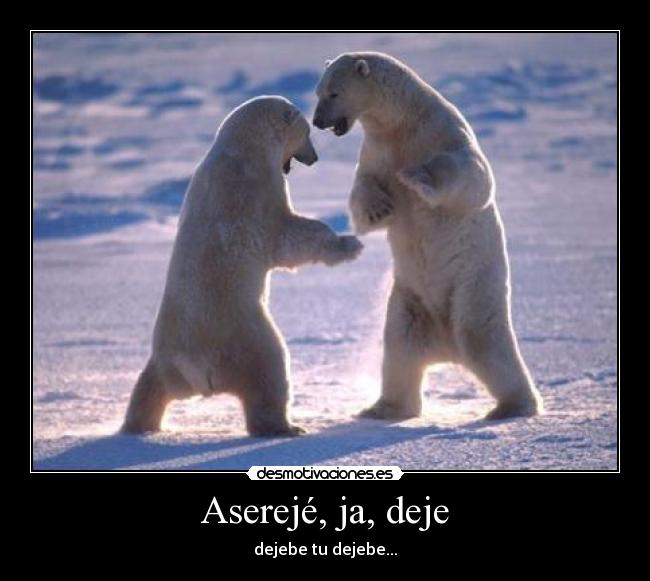 Aserejé, ja, deje - 