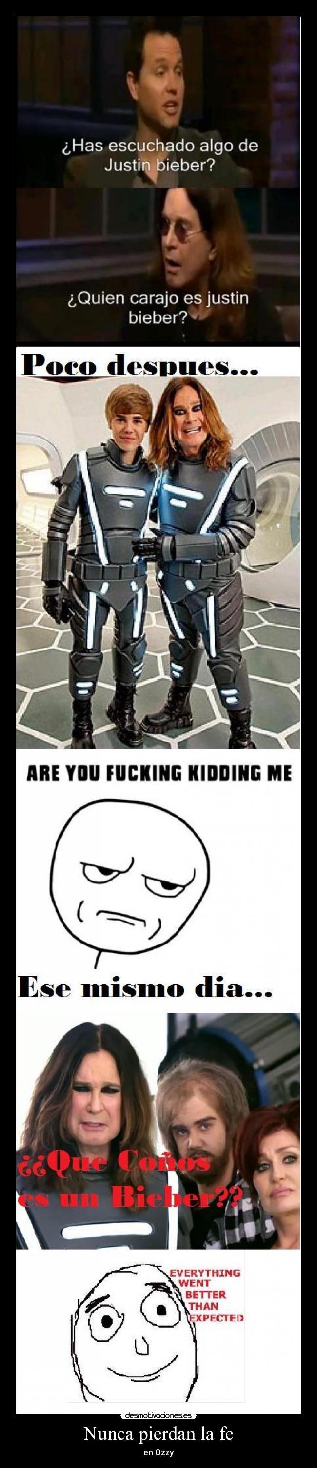 Nunca pierdan la fe - 