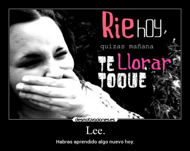 carteles rie desmotivaciones