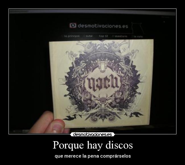 Porque hay discos -