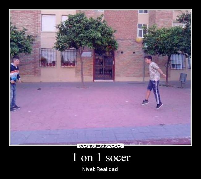 1 on 1 socer - Nivel: Realidad