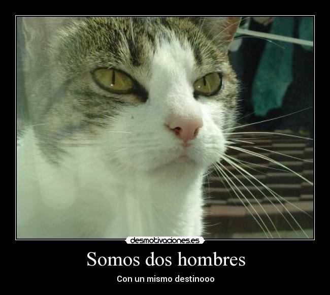 Somos dos hombres - Con un mismo destinooo