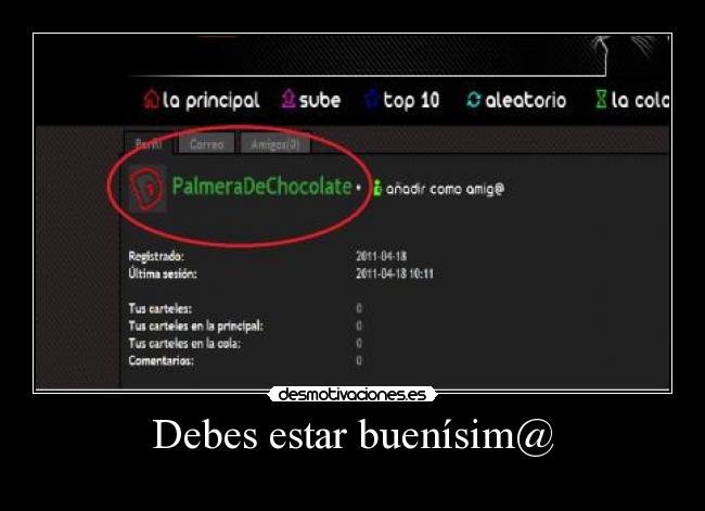 Debes estar buenísim@ - 