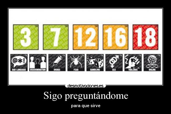 Sigo preguntándome - para que sirve