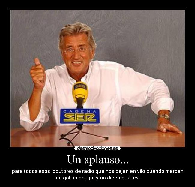 Un aplauso... - 