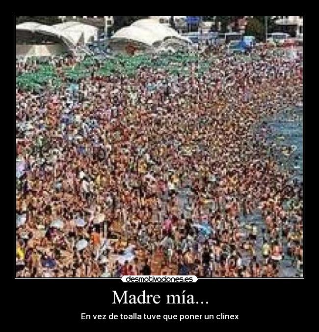 Madre mía... - En vez de toalla tuve que poner un clinex