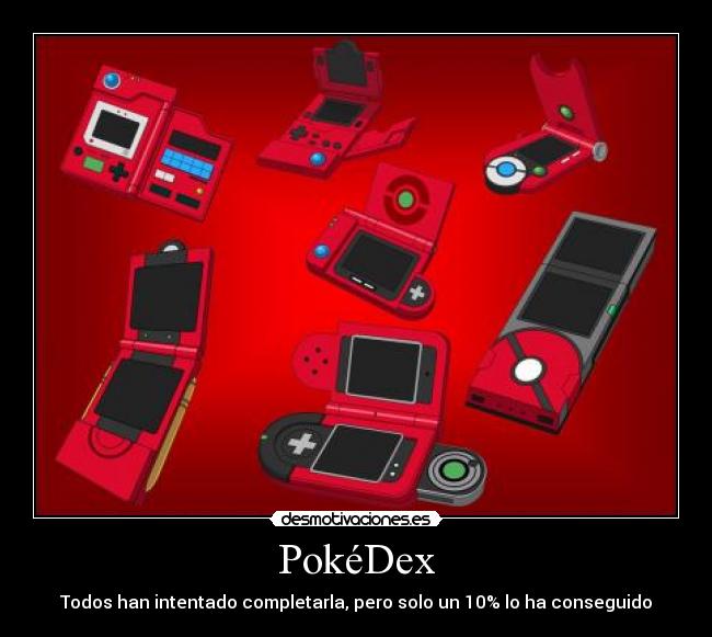 PokéDex - Todos han intentado completarla, pero solo un 10% lo ha conseguido