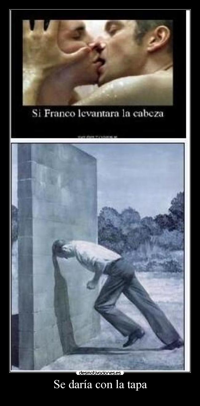 Se daría con la tapa - 