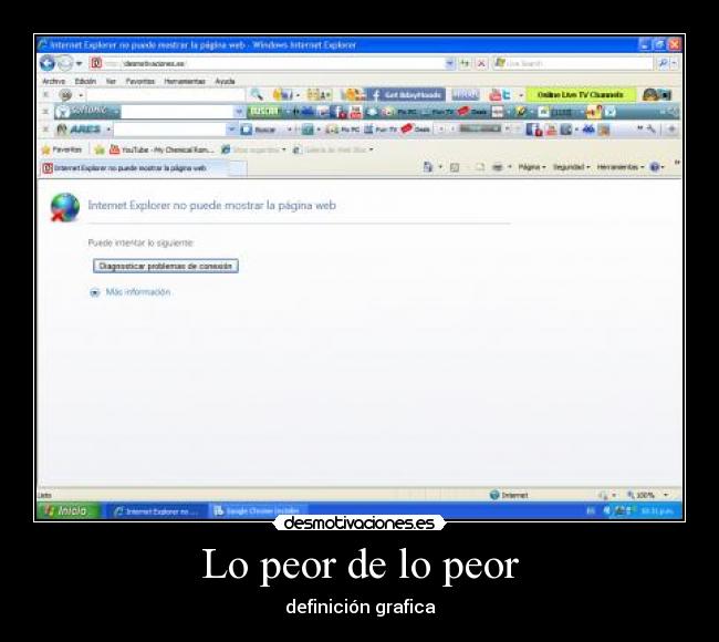 Lo peor de lo peor - definición grafica