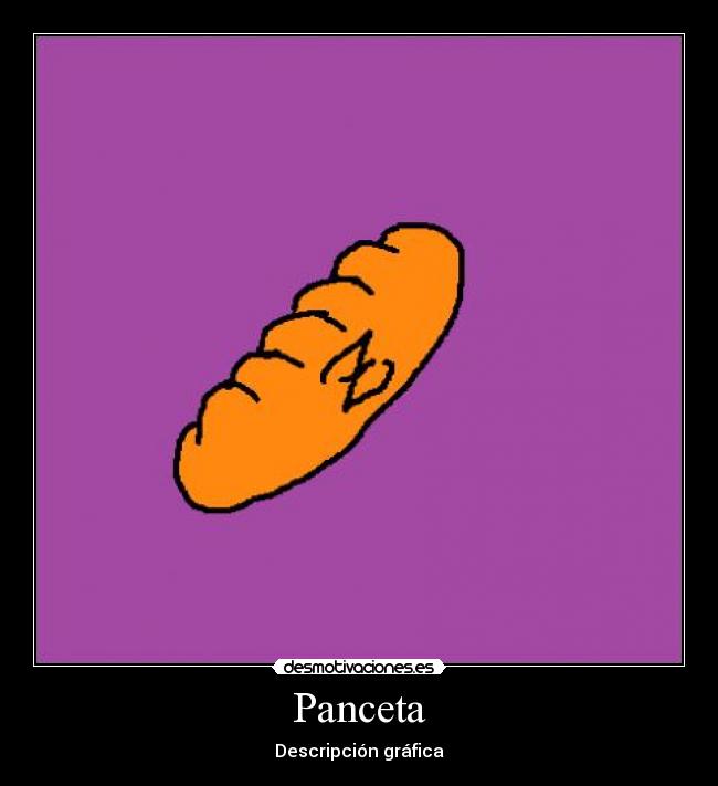 Panceta - Descripción gráfica