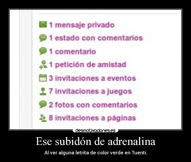 Ese subidón de adrenalina - 