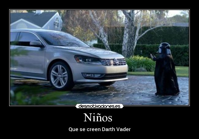 Niños - Que se creen Darth Vader