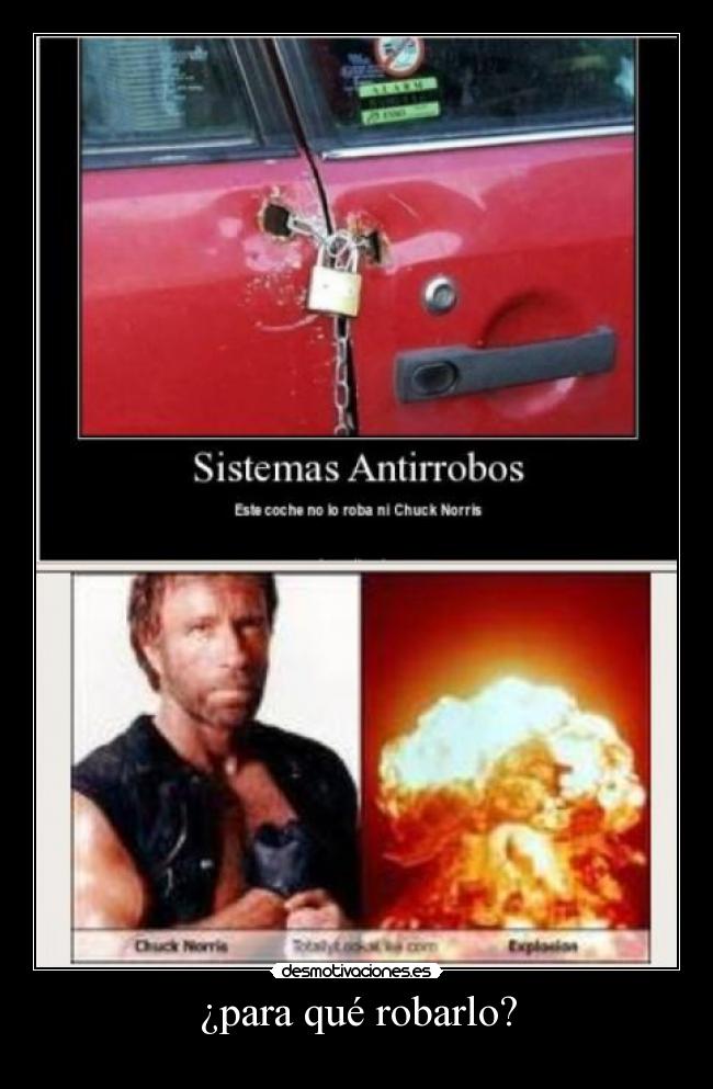 ¿para qué robarlo? -
