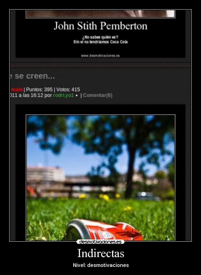 Indirectas - Nivel: desmotivaciones