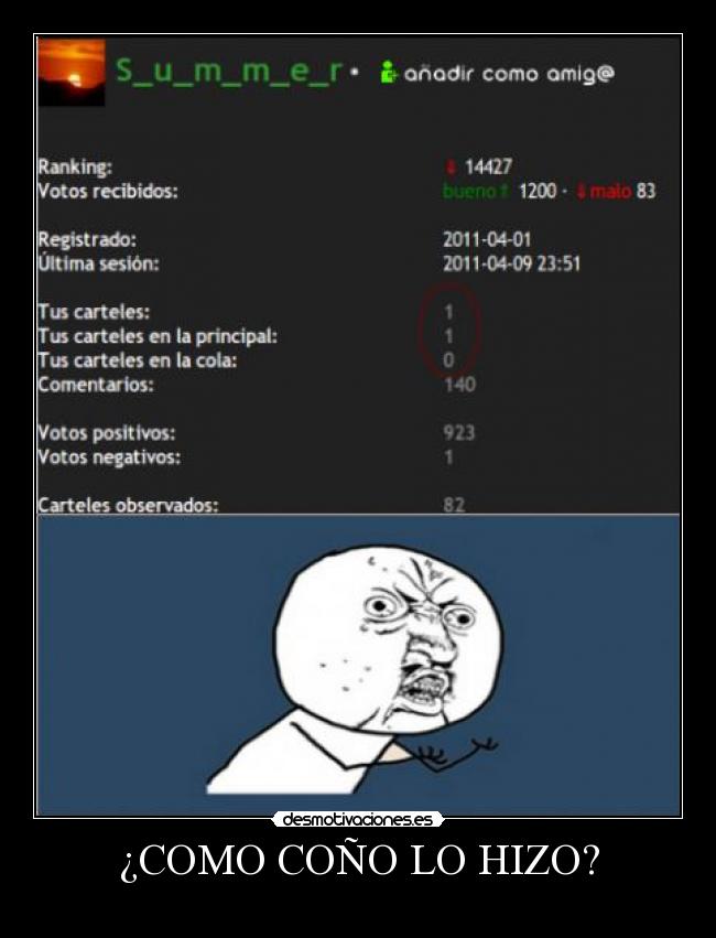 ¿COMO COÑO LO HIZO? -