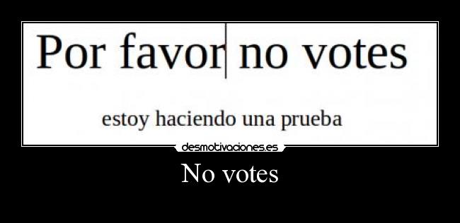 No votes -