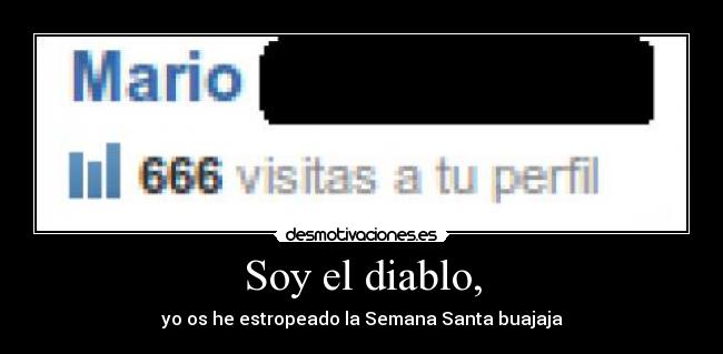 Soy el diablo, - 