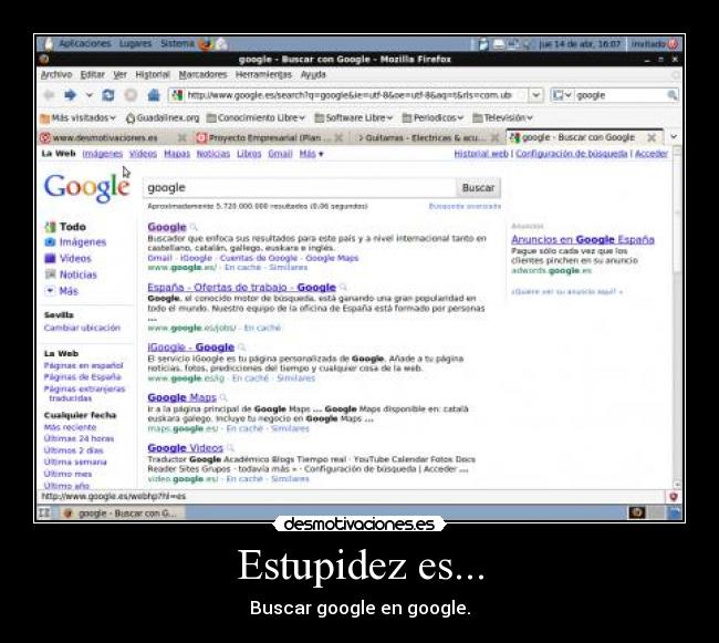 Estupidez es... - Buscar google en google.
