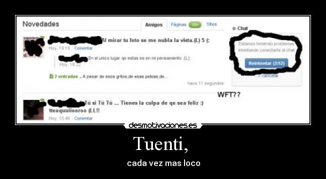 Tuenti, - cada vez mas loco