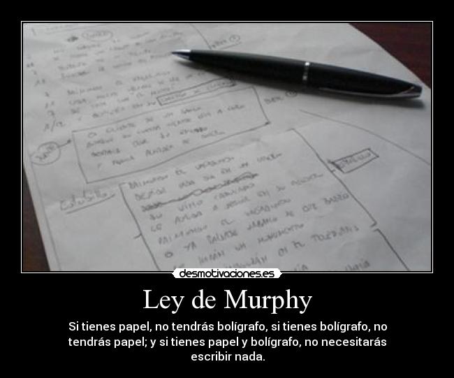 Ley de Murphy -