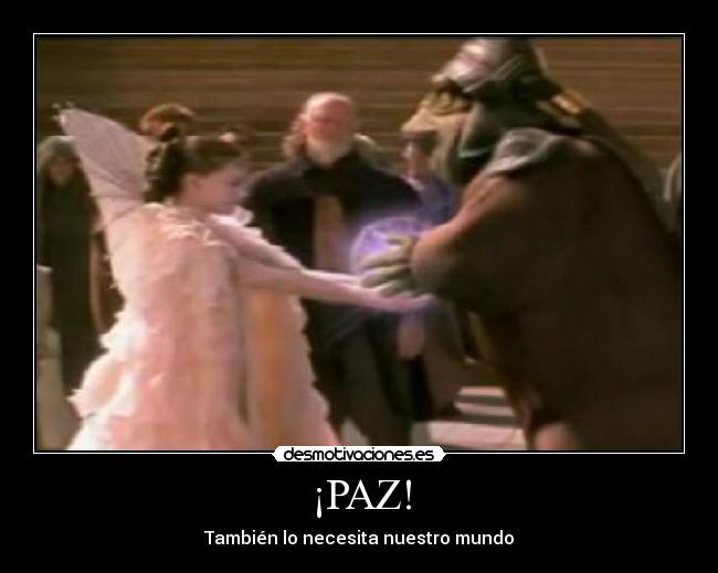 carteles star wars paz desmotivaciones