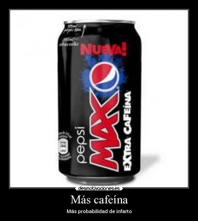 Más cafeína - Más probabilidad de infarto