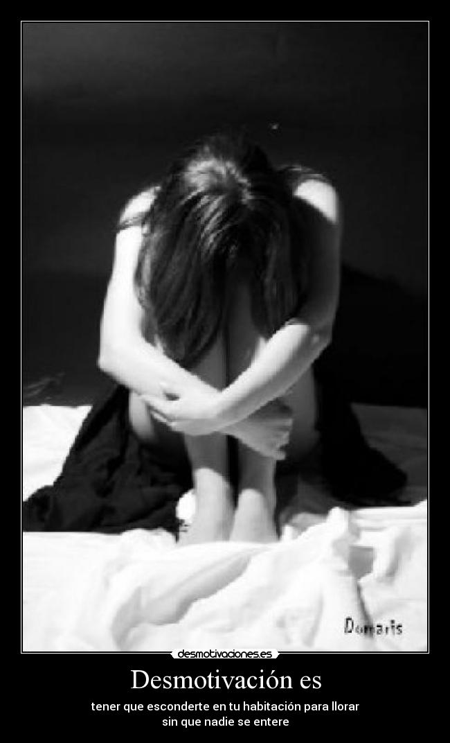 Desmotivación es -