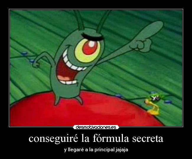 conseguiré la fórmula secreta - 