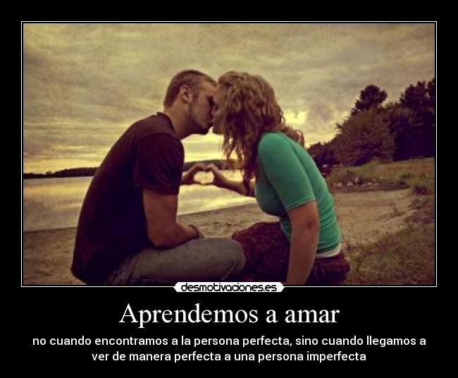 Aprendemos a amar -