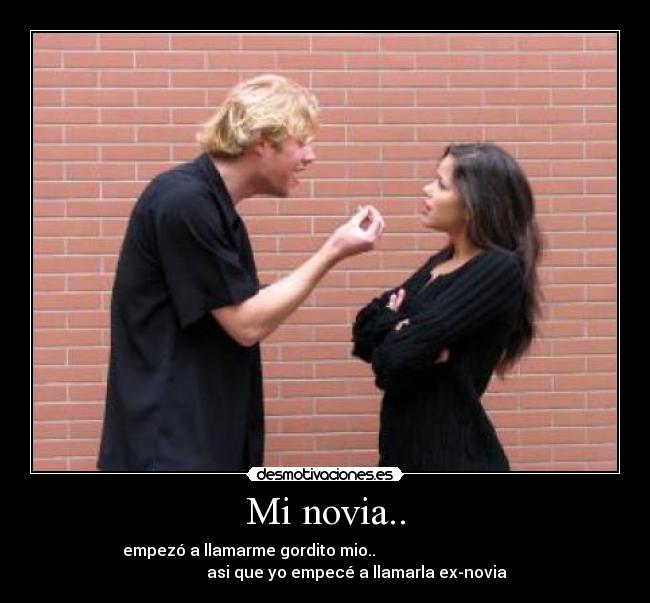 Mi novia.. -