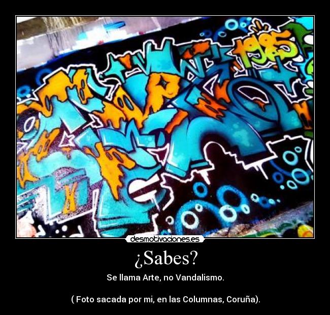 ¿Sabes? -