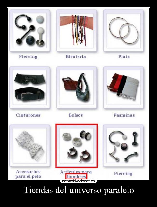 Tiendas del universo paralelo -