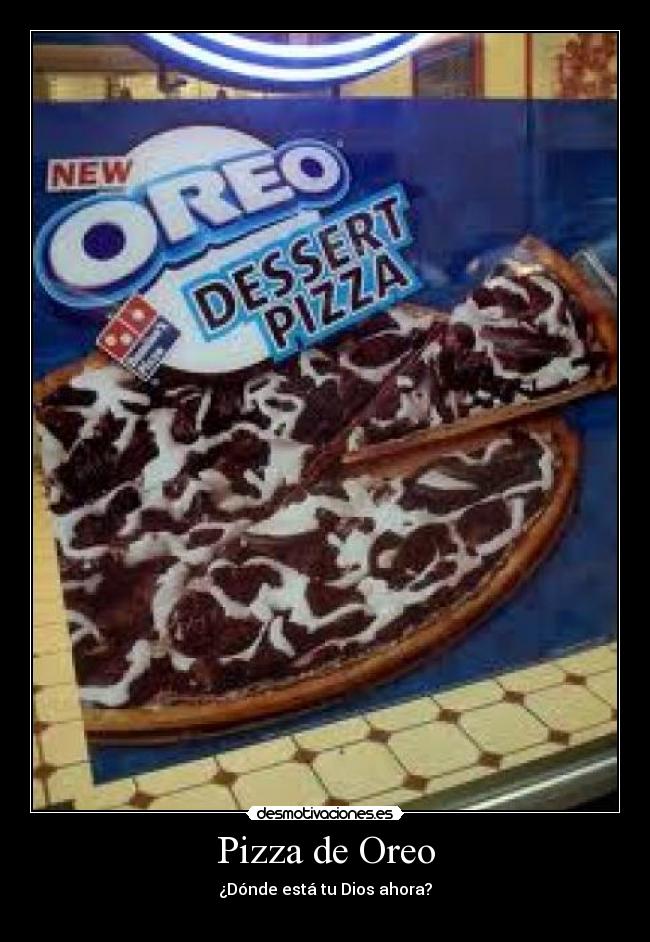 Pizza de Oreo - 