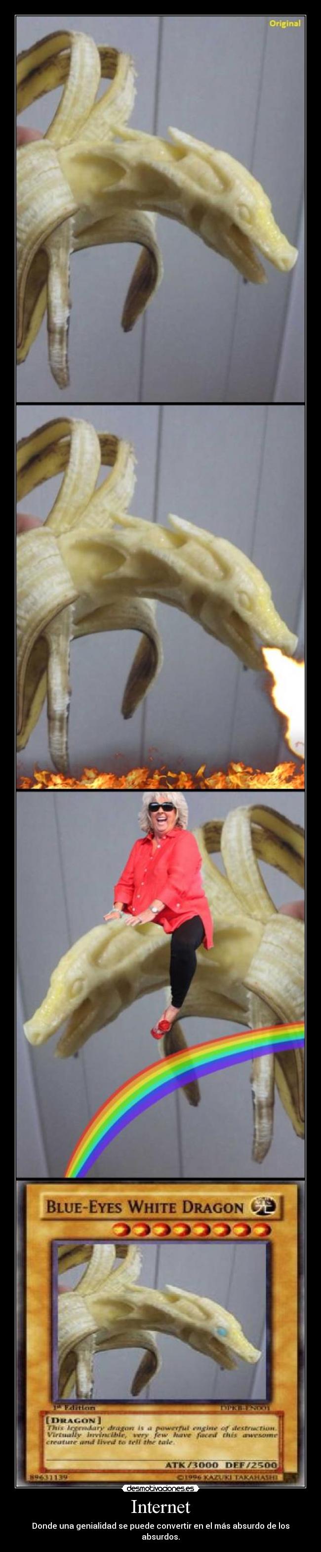 Internet - Donde una genialidad se puede convertir en el más absurdo de los absurdos.