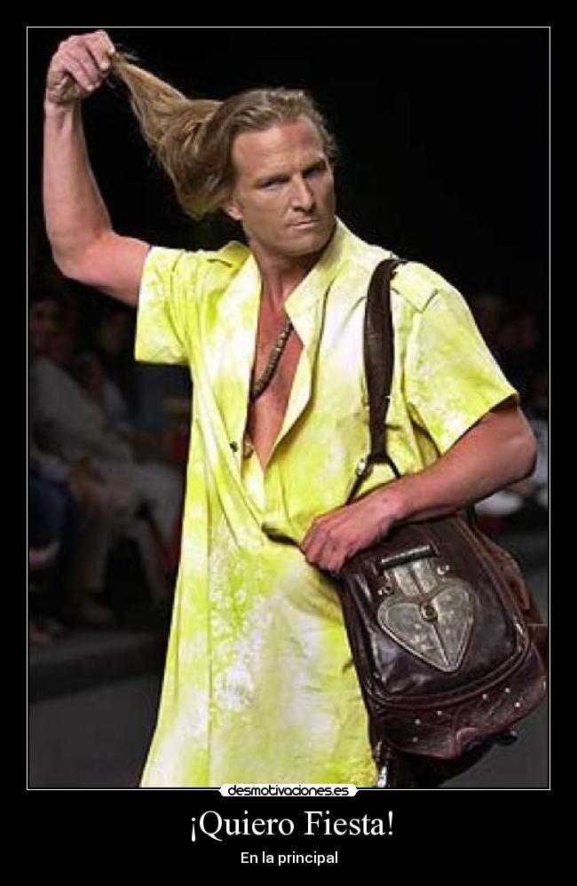 ¡Quiero Fiesta! - En la principal