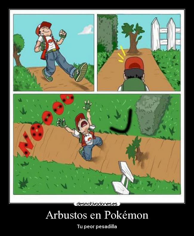 Arbustos en Pokémon - 