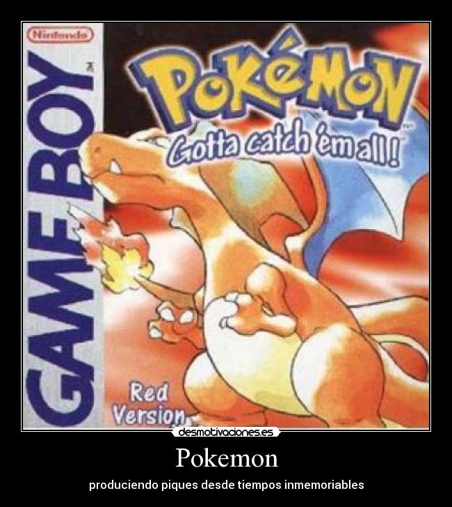 Pokemon - produciendo piques desde tiempos inmemoriables