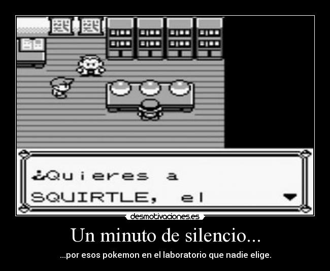 Un minuto de silencio... -