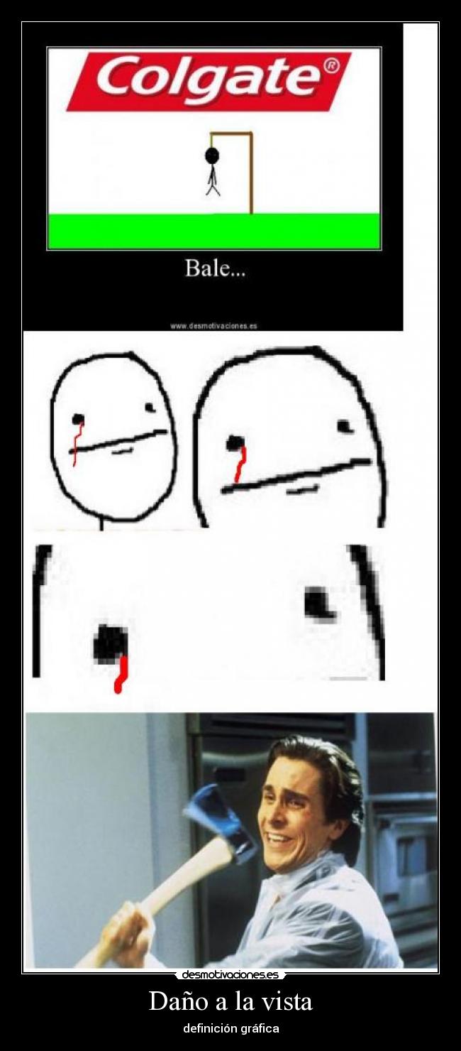 Daño a la vista - definición gráfica
