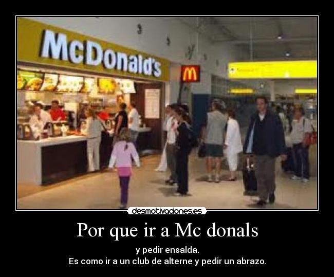 Por que ir a Mc donals - 