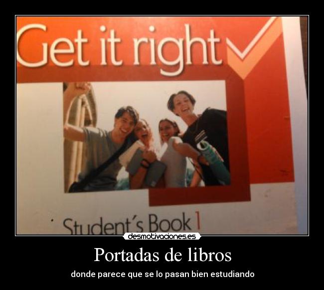 Portadas de libros - donde parece que se lo pasan bien estudiando